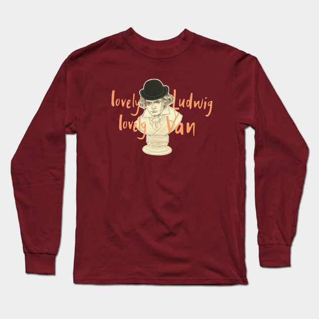 Ludwig Van Long Sleeve T-Shirt by seancarolan